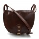 Borsa donna pelle tracolla a spalla marrone