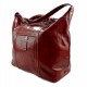 Leather duffle bag XXXL weekender red mens ladies travel duffel gym bag luggage