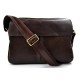 Bolso tableta piel bolso ipad piel bolso messenger bolso hombre piel bolso de mujer bolso de espalda marron oscuro