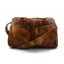 Leder reisetasche braun kleine tasche