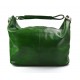 Bolsa de viaje deportiva mujer bolsa de hombro maleta bolso equipaje de piel genuina verde