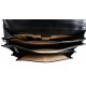 Sac a main cuir bandoulière homme femme messenger noir