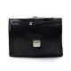Sac a main cuir bandoulière homme femme messenger noir