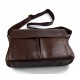 Bolso tableta piel bolso ipad piel bolso messenger bolso hombre piel bolso de mujer bolso de espalda marron oscuro