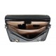 Mens leather bag shoulder bag genuine leather briefcase black