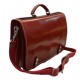 Cartella borsa pelle messenger uomo donna cartella pelle borsa spalla e manico rosso