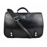 Leather shoulder bag messenger rigid bag women men handbag leather bag satchel carry on black crossbody