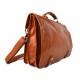 Messenger leather bag office bag mens business shoulder bag satchel honey