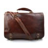 Messenger borsa pelle uomo donna borsa postino cartella pelle messenger marrone