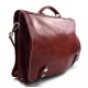 Messenger leder herren aktentasche  ledertasche umhangetasche schultertasche tragetasche rot
