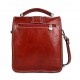 Borsello uomo borsa postino spalla tracolla vera pelle rosso hobo bag