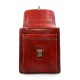 Bandoulière en cuir sac homme femme messenger sac d'épaule sac postier sac hobo rouge