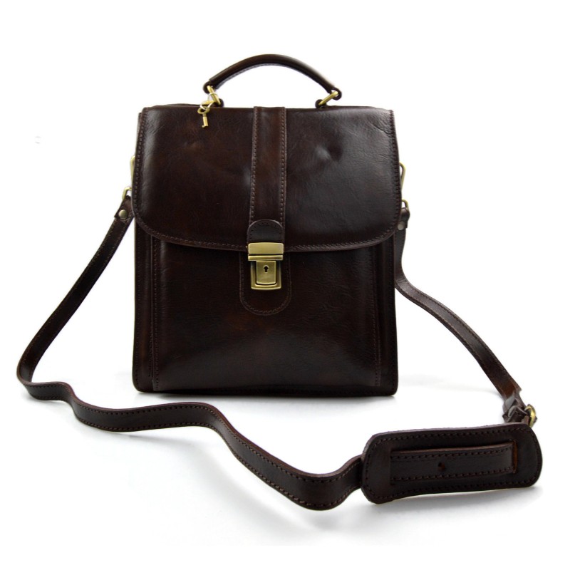 Dark brown hobo bag satchel leather shoulder bag crossbody bag