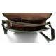 Leather messenger bag mens leather bag green shoulder bag