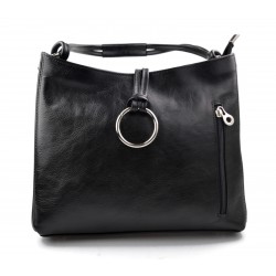 Damen tasche handtasche ledertasche damen ledertasche schultertasche leder tasche henkeltasche schwarz made in italy