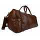 Bolso de viaje deportiva mujer bolsa de hombre con asas y correa de piel marron