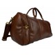 Mens leather duffle bag light brown shoulder bag travel bag luggage weekender carryon cabin bag