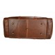 Bolso de viaje deportiva mujer bolsa de hombre con asas y correa de piel marron