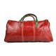 Bolso de viaje deportiva mujer bolsa de hombro bandera italiana retro rojo