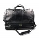 Sac de voyage en cuir homme femme bandoulière en cuir véritable sac de sport sac bagage à main noir