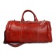 Leder reisetasche sporttasche rot damen herren schultertasche ledertasche