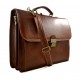 Leather briefcase mens ladies office handbag shoulder bag messenger business bag satchel brown woman leather office bag