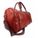 Leder reisetasche sporttasche rot damen herren schultertasche ledertasche