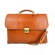 Leather briefcase mens ladies office handbag shoulder bag messenger business bag satchel honey woman leather office bag