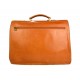 Leather briefcase mens ladies office handbag shoulder bag messenger business bag satchel honey woman leather office bag