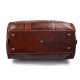 Sac de voyage en cuir homme femme bandoulière en cuir brun
