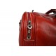 Leder reisetasche sporttasche rot damen herren schultertasche ledertasche