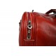 Sac de voyage en cuir homme femme bandoulière en cuir véritable sac de sport sac bagage à main rouge