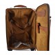 Valise voyage en cuir brun fonce sac trolley voyage de bagages a main en cuir