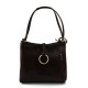 Sacoche femme sac à main en cuir sacoche de cuir besace bandoulière traverser sac d'èpaule cuir vèritable brun