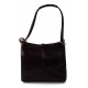 Sacoche femme sac à main en cuir sacoche de cuir besace bandoulière traverser sac d'èpaule cuir vèritable brun