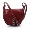Borsa donna pelle tracolla a spalla rosso