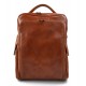 Mochila de cuero bolso de hombre piel bolso de mujer miel