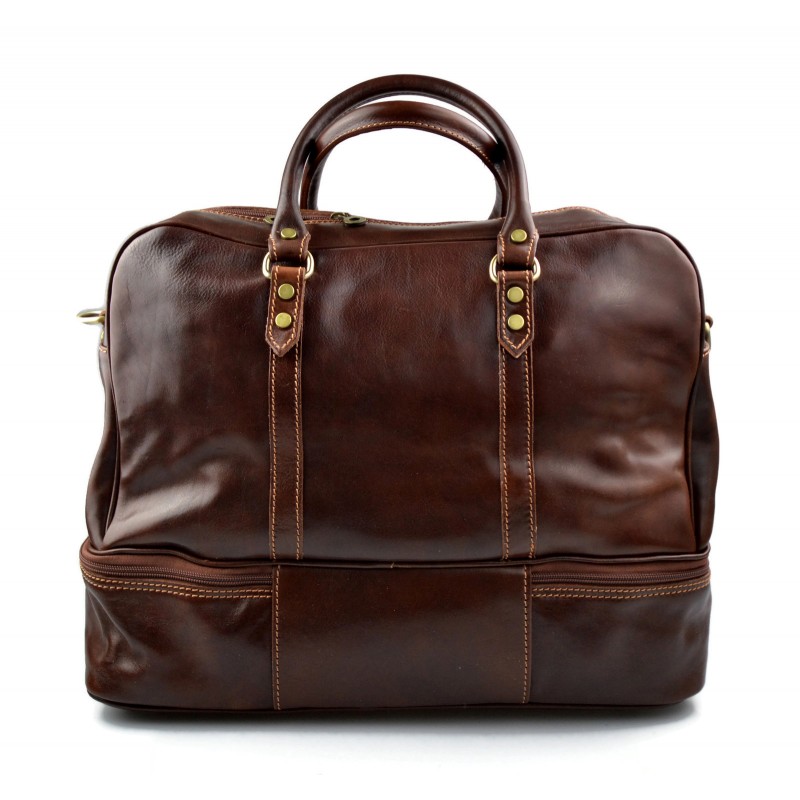 leather duffle mens