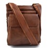 Leder schultertasche damen herren leder tasche messenger umhangetasche seitentasche beutel braun