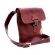 Bandolera de cuero bolso hombre piel bolso de cuero marron bolso de espalda