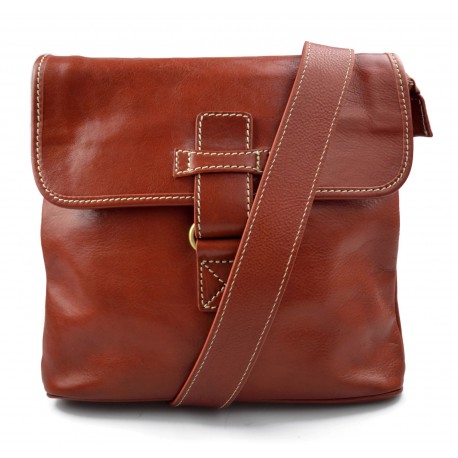 Mens shoulder bag leather hobo bag satchel leather bag crossbody honey