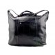 Sac de voyage homme femme bandoulière en cuir véritable sac de sport sac bagage à main noir