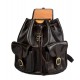 Rucksack leder dunkelbraun rucksack damen herren reisetasche kalbsleder rucksack leder