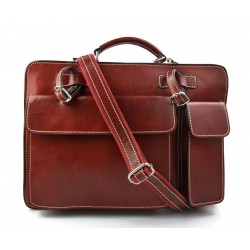 Leder dokument tasche brieftrager schultertasche leder umhängetasche kuriertasche rot