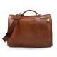 Leather shoulder bag briefcase carry on messenger bag leather ladies handbag mens office bag matt brown