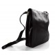 Bolso de cuero bandolera hombre mujer cartero de cuero marron oscuro bolso de piel messenger