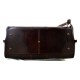 Mens leather duffle bag light brown shoulder bag travel bag luggage weekender carryon cabin bag