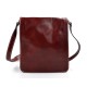 Mens shoulder leather bag shoulder bag genuine leather briefcase messenger red