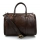 Sac de voyage brun fonce en cuir sac voyage homme sac voyage femme