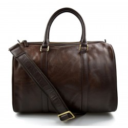 Sac de voyage brun fonce en cuir sac voyage homme sac voyage femme